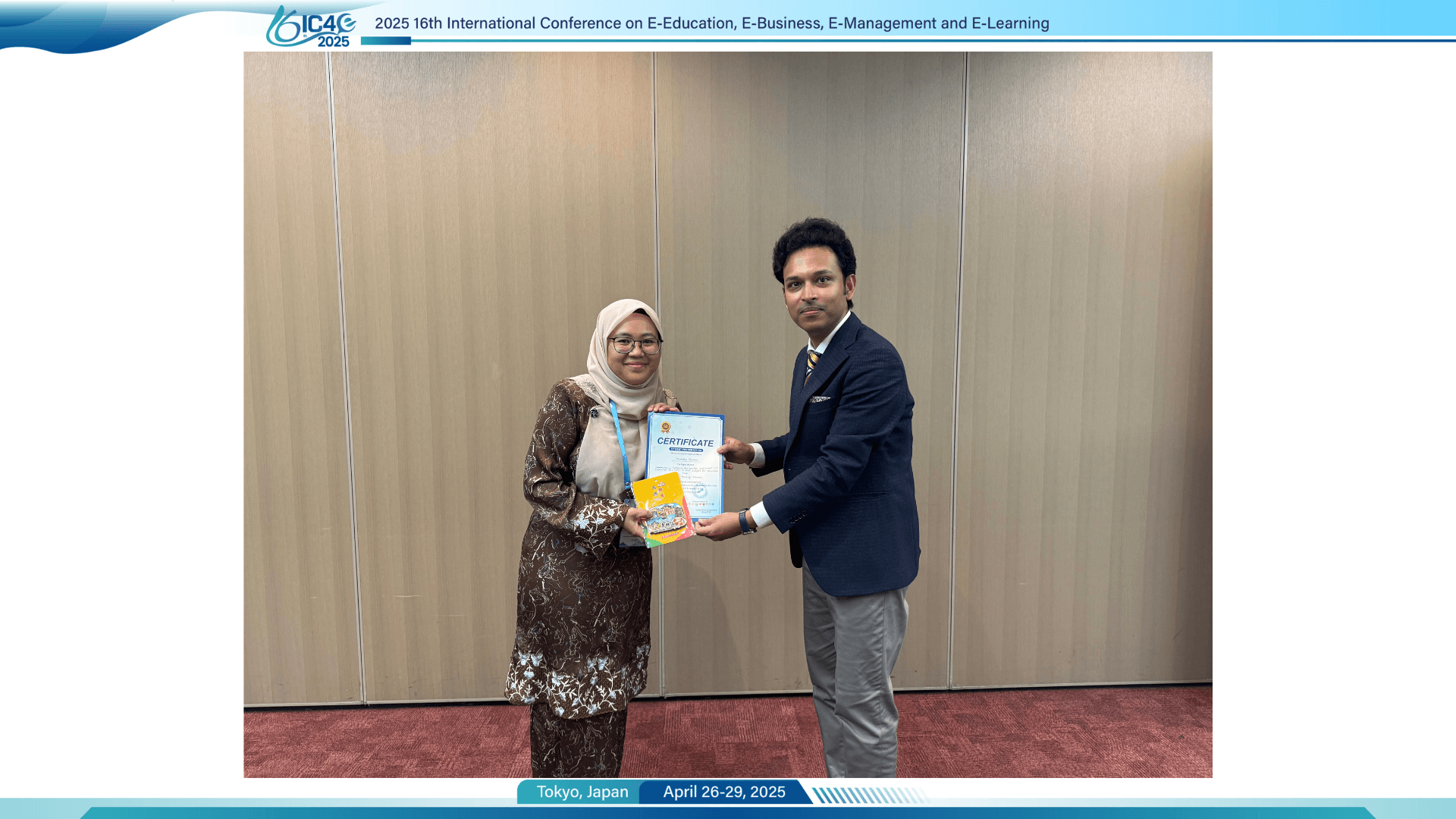 Best Presentation Award Winner - Onsite Session 7